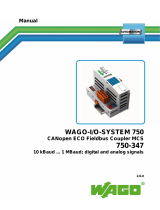 WAGO CANopen Fieldbus Coupler ECO User manual