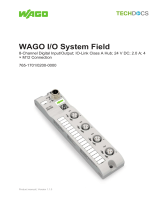 WAGO 8-Channel Digital Input/Outout User manual