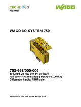 WAGO 4 FAI 0/4-20 mA User manual