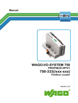 WAGO PROFIBUS DP/ V1 Fieldbus Coupler User manual