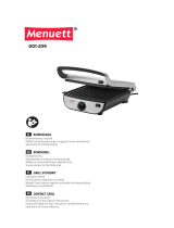 Menuett Bordgrill Operating instructions