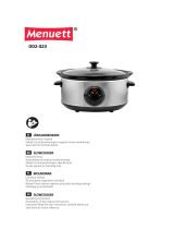 Menuett Slow Cooker Operating instructions