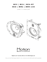 MartinLogan Motion MW6 User manual