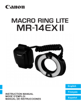 Canon Macro Ring Lite MR-14EX II User manual