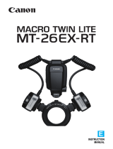 Canon Macro Twin Lite MT-26EX-RT User manual