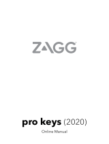 Zagg Pro Keys Wireless Keyboard User manual