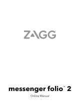 Zagg Messenger Folio 2 User manual