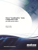 Matrox QuadHead2Go Q2G-DP4K Configuration manual