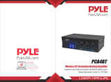Pyle Wireless BT Streaming Desktop Amplifier User manual
