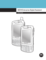 Motorola MC70 - Enterprise Digital Assistant User manual