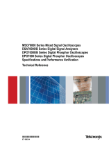 Tektronix DSA70000 Series Technical Reference