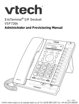 VTech ErisTerminal VSP726A Administrator And Provisioning Manual