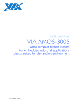 VIA Technologies AMOS-3005 User manual