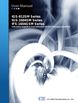 CTC Union IGS-812SM-E User manual