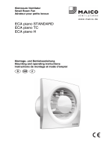 Maico ECA piano STANDARD Mounting And Operating Instructions