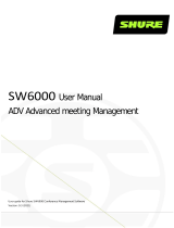 Shure SW6000-ADV User guide