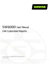 Shure SW6000 User guide