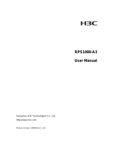 H3C RPS1000-A3 User manual
