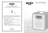 Bush Wooden DAB Clock Radio User manual