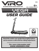 VIRO Vega 2 in 1 Transforming Electric Scooter User manual