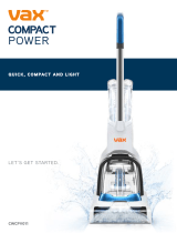 Vax Compact Power CWCPV011 Carpet Cleaner User manual