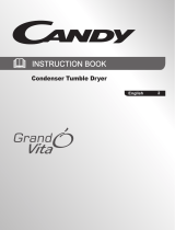 Candy GVCD101BC Condenser Tumble Dryer User manual