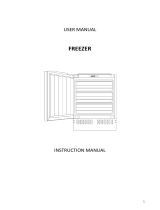 Candy CFU135NEK Integrated Under Counter Freezer User manual