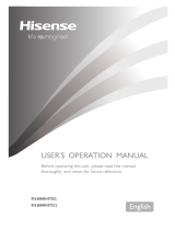 Hisense RS694N4TD1 Owner's manual