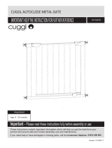 Cuggl Autoclose Metal Gate User manual