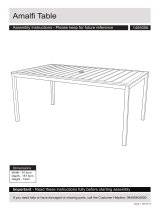 ArgosAmalfi 6 Seater Patio Furniture Dining Set