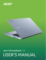 Acer C314 14 CEL 4GB 32GB CHROME SILVER User manual