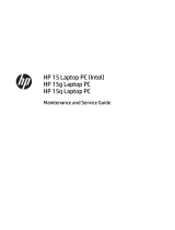 HP 15-ra000 Laptop PC User manual