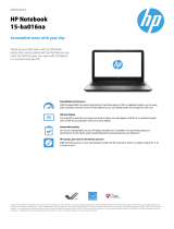HP 15.3 Inch Intel Ci7 8GB 1TB Laptop User manual