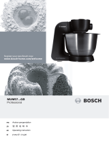 Bosch MUM57830GB Kitchen Machine User manual