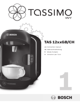 Bosch Tassimo by Vivy Pod Coffee Machine User manual