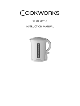Cookworks White Kettle User manual