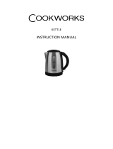 Cookworks Illuminating Stainless Steel Jug Kettle User manual