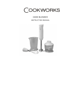 Cookworks Hand blender User manual