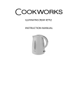 Cookworks Illuminating Cream Kettle User manual