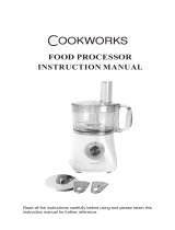Cookworks Food Processor User manual
