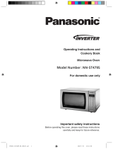 Panasonic NN-ST479-SBPQ Standard Microwave-Stainless Steel User manual