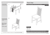 ASCOT Collection Franklin Ext Dining Table & 4 Chairs User manual