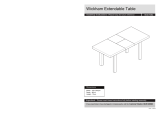 Cosgrove Collection Cosgrove Ext Oak Veneer Table & 4 Chairs User manual