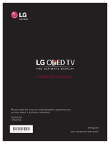 LG Display 55EC930 55 inch OLED TV User manual