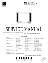Aiwa VX-C131U User manual