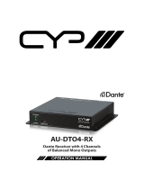 CYP AU-DTO4-RX User manual