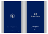 Grand Seiko Spring Drive 9RA5 User manual