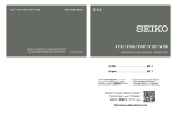 Seiko V158 User manual
