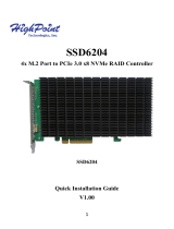 Highpoint SSD6202 Quick Installation Guide