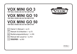 Vox MINI GO 10 Owner's manual